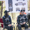 FLEX SHOW AIKAWA Racing with TOYO TIRES ドライバー 山崎元彰選手（右）コドライバーの中田昌美選手（左）