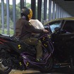 バイク用エアバッグを開発中の豊田合成が衝突テスト実施