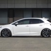 タナベ サステックプロCR　カローラスポーツ装着例（最下部車高：フロント 60mmダウン / リア 62mmダウン）