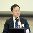 トヨタ自動車国内モビリティサービス事業室事業開発グループの松平信人グループ長による国際免許証の有効性確認ツールの説明