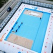 ヤマハ発動機のFRP技術を活用したプール