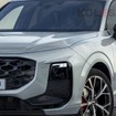アウディ Q3 シングルヘッドライト仕様の想像CG