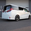 テイン FS2　アルファード装着例（フロント 20mmダウン / リア 30mmダウン）