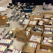 押収したベアリングの模倣品