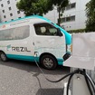停電時に電源供給を自動で切り替え、EVの日産『キャラバン』からマンションに給電することに成功