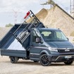 MANの商用車『TGE』の3方向ダンプ仕様