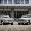 DKW F102（左）とその後継車のアウディ F103