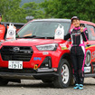 XCRスプリントカップ北海道第3戦 ARK ラリー・カムイ XC-3クラス3位の相原泰祐選手/上原あずみ選手組 ダイハツ『ロッキー』