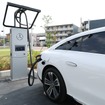 メルセデスベンツとパワーエックス、高出力EV充電ネットワークの第一号拠点を千葉公園に開設