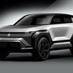 スズキ eビターラのデザインスケッチ「A案」
