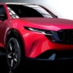 マツダ CX-5 新型のデザインスケッチ