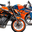 KTM 890 DUKE GP 2023年モデルとRC 390 2022年モデル