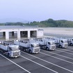日野プロフィアにレベル4の自動運転技術を搭載した無人自動運転荷重車両