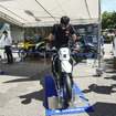 新型『DR-Z4S』『DR-Z4SM』が展示された「スズキ モーターサイクルコレクション2025」（7月19日）