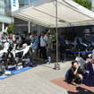 新型『DR-Z4S』『DR-Z4SM』が展示された「スズキ モーターサイクルコレクション2025」（7月19日）