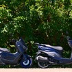 スズキの『バーグマンストリート125EX』と、ヤマハの『NMAX』
