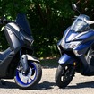 スズキの『バーグマンストリート125EX』と、ヤマハの『NMAX』