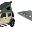 ジムニーノマドでの車中泊を提案する新型ポップアップルーフ