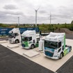 日産自動車が英国サンダーランド工場に電動トラック専用の充電ステーションを開設