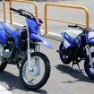 ヤマハのキッズバイク『TTR50』（左）と『PW50』（右）