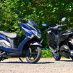 スズキの『バーグマンストリート125EX』と、ヤマハの『NMAX』