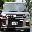 スズキ ソリオバンディット（左）とソリオ（右）