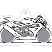GSX-S/R ミーティング2025 アクリルキーホルダー