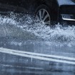 豪雨での走行