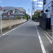 狭い道！ 制限1.7m、小金井市道573号線
