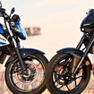 スズキ ジクサー250 ＆ ヤマハ MT-25