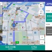 パイオニアの高精度なナビゲーション機能が搭載された「SAVS」のドライバーアプリ画面