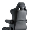 EUROSTERⅡ CRUZ・タフレザーブラック(E54TSR)+別売 有段式アームレスト（P63ARR／P64ARR）