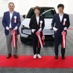 左から、ウルトジャパン永田代表取締役社長、ボルボ・カー・ジャパン不動代表取締役社長、ボルボ・カー・ジャパン リテール事業部 甘粕マネージングディレクター