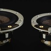 C88G PPC（左）とC50G PPC（右）のフレームに装着された黄銅無垢材のポーラーマーカー