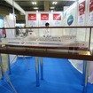 昨年度の展示。今年も東京九州フェリー「はまゆう」モデルシップ展示