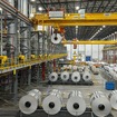 アルミコイルを製造しているTKA工場