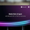 セレンスとマイクロソフトが新しいモバイルワークAIエージェント開発