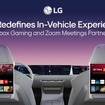 LGエレクトロニクスがマイクロソフトXboxとZoomを車載化