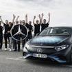 メルセデスベンツが全固体電池搭載『EQS』で1205km無充電走行を達成