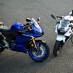 ヤマハ YZF-R25（左）とスズキ GSX250R（右）