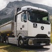 メルセデスベンツの燃料電池トラック「GenH2」のプロトタイプ