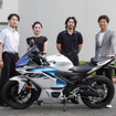 ヤマハ YZF-R25とデザイン＆カラー開発メンバー