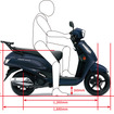 身長170cmのライダーが乗った場合の新型アドレス125