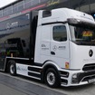 メルセデスAMGペトロナスが電動トラックのみでF1マシン輸送