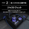 クラフトワークスの初代ホンダ『N-BOX』専用LEDコンソールボックス