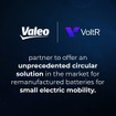 ヴァレオがリチウムバッテリーの再生・再製造専門企業ボルトR（VoltR）と戦略的提携