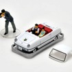 「こどもの国×ＴＬＶ　ダットサン　ベビイ　６号車（白）　フィギュア付」