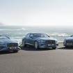 左からベントレー・コンチネンタルGTC、フライングスパー、コンチネンタルGTの各Azure（参考）