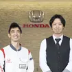 今回施工に協力してもらったHonda Cars埼玉県央 U-Select川越的場店の蒲生正徳店長（右）と福原啓吾工場長（左）