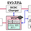 一般的なバッテリー式電気自動車のシステム構成図